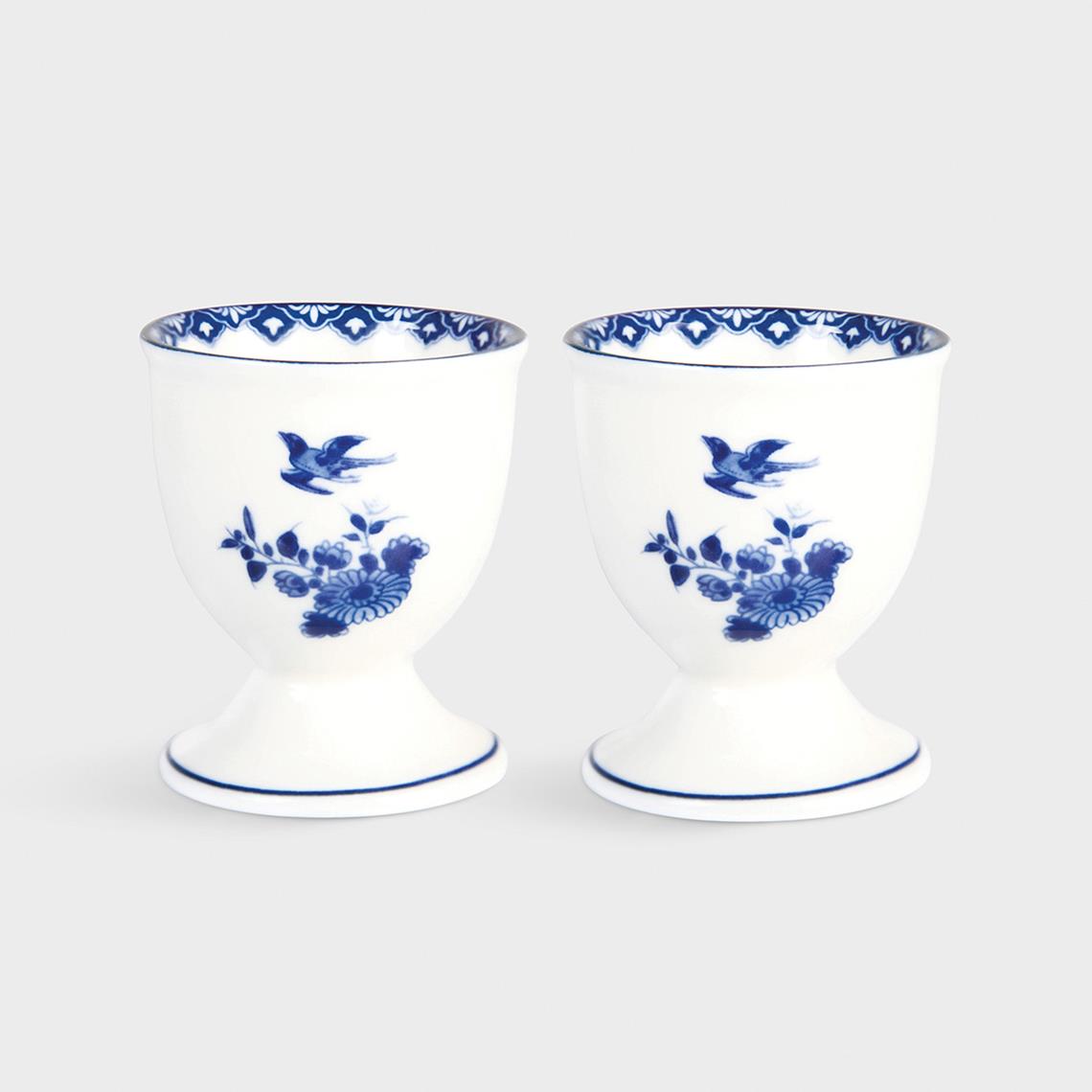 Egg holder delftware set of 2