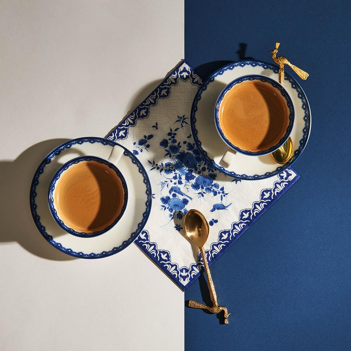 Cup and saucer delftware small set of 2