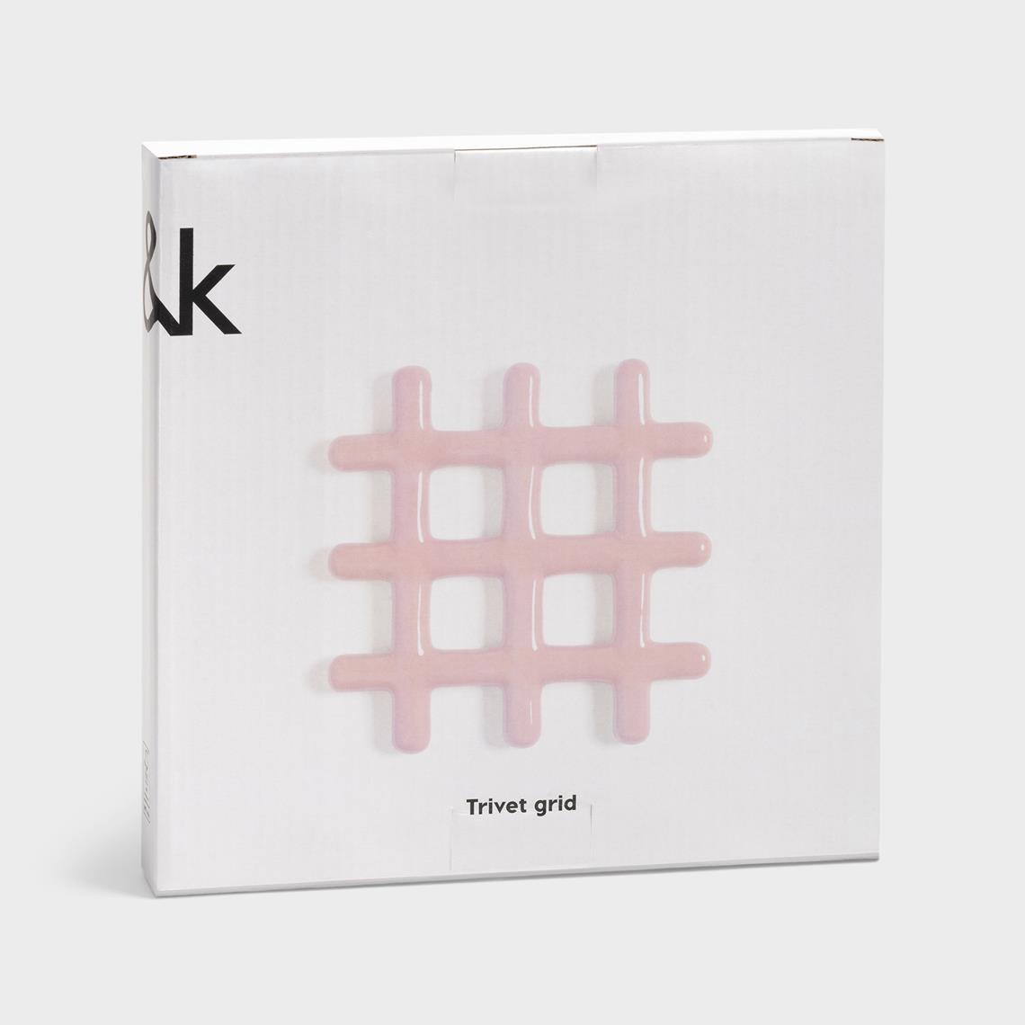 Trivet grid pink