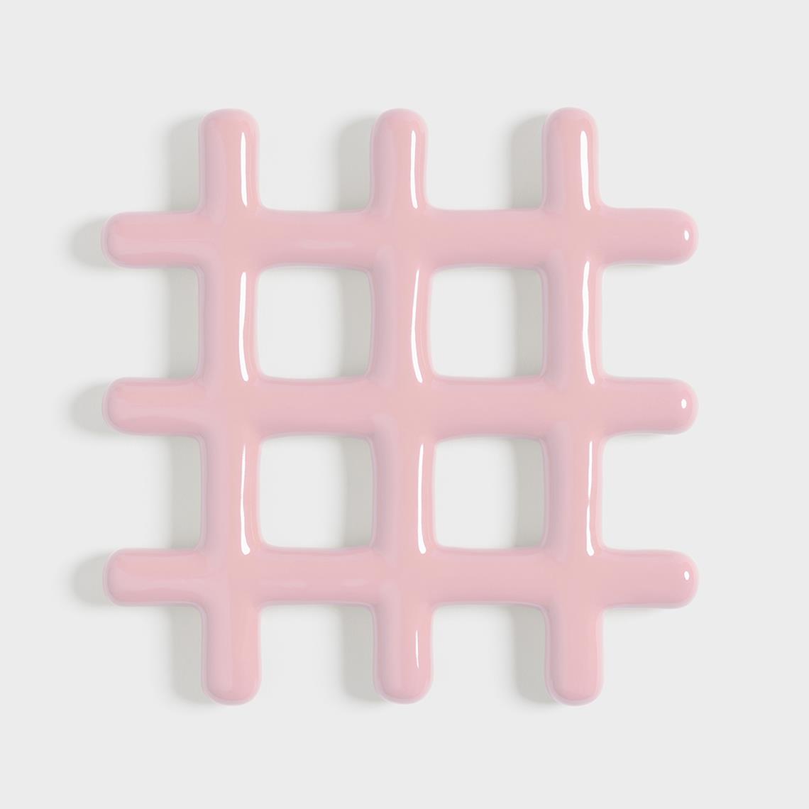 Trivet grid pink