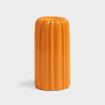 Candle holder turban orange