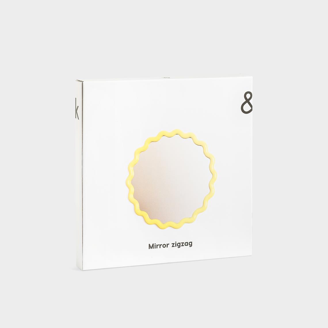 Mirror zigzag yellow