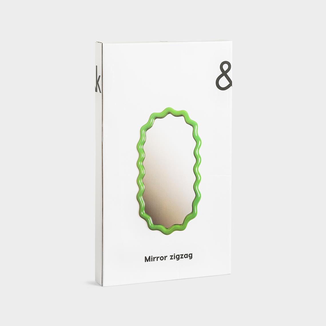 Mirror zigzag green