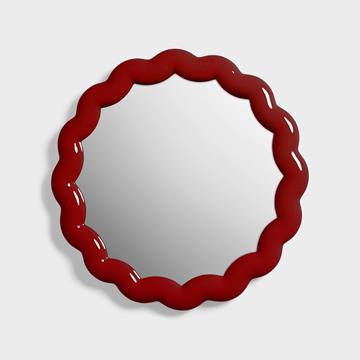 Mirror zigzag burgundy