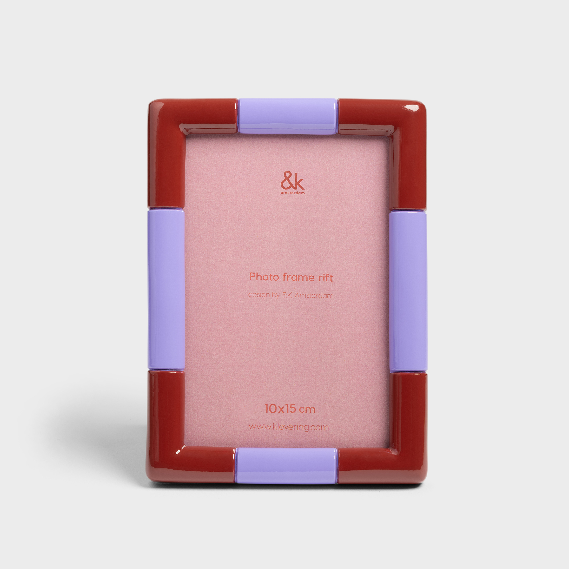 Photo frame rift rectangle burgundy