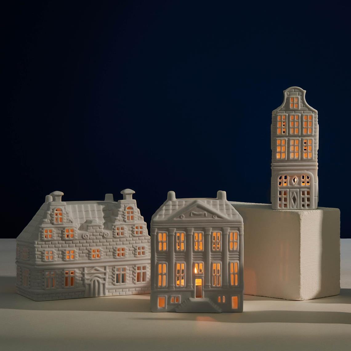 Tealight canal house duo large