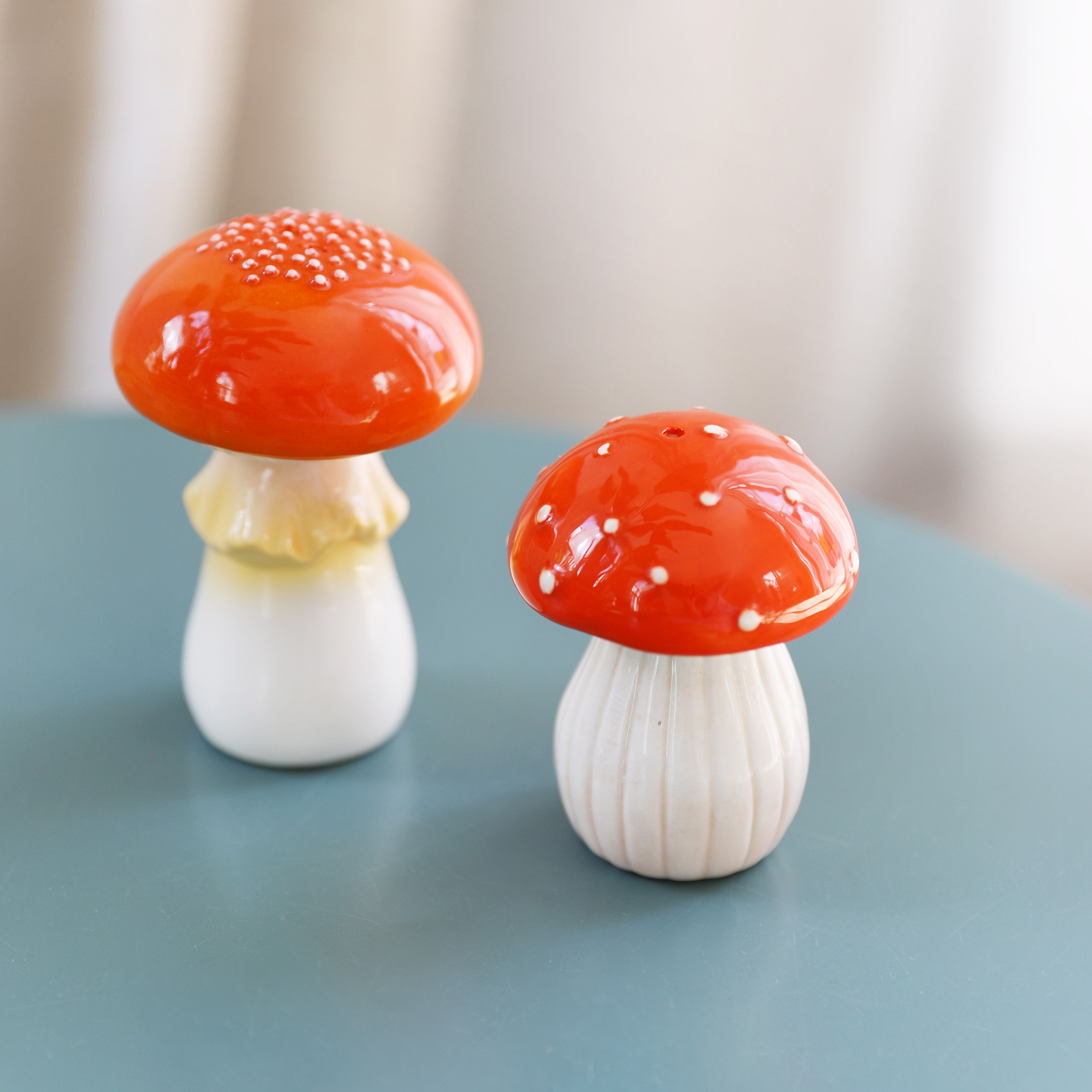 Wooden Mushroom Salt and Pepper Shakers — everdreamcraft