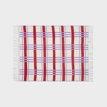Throw plano red 130x200
