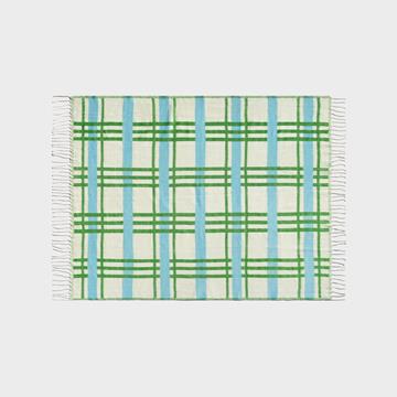 Throw plano blue 130x200
