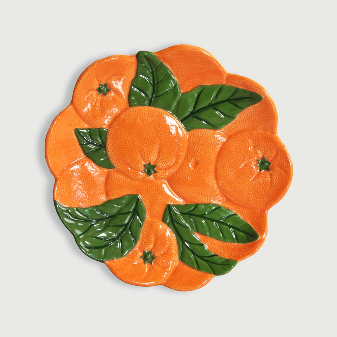 Plate orange