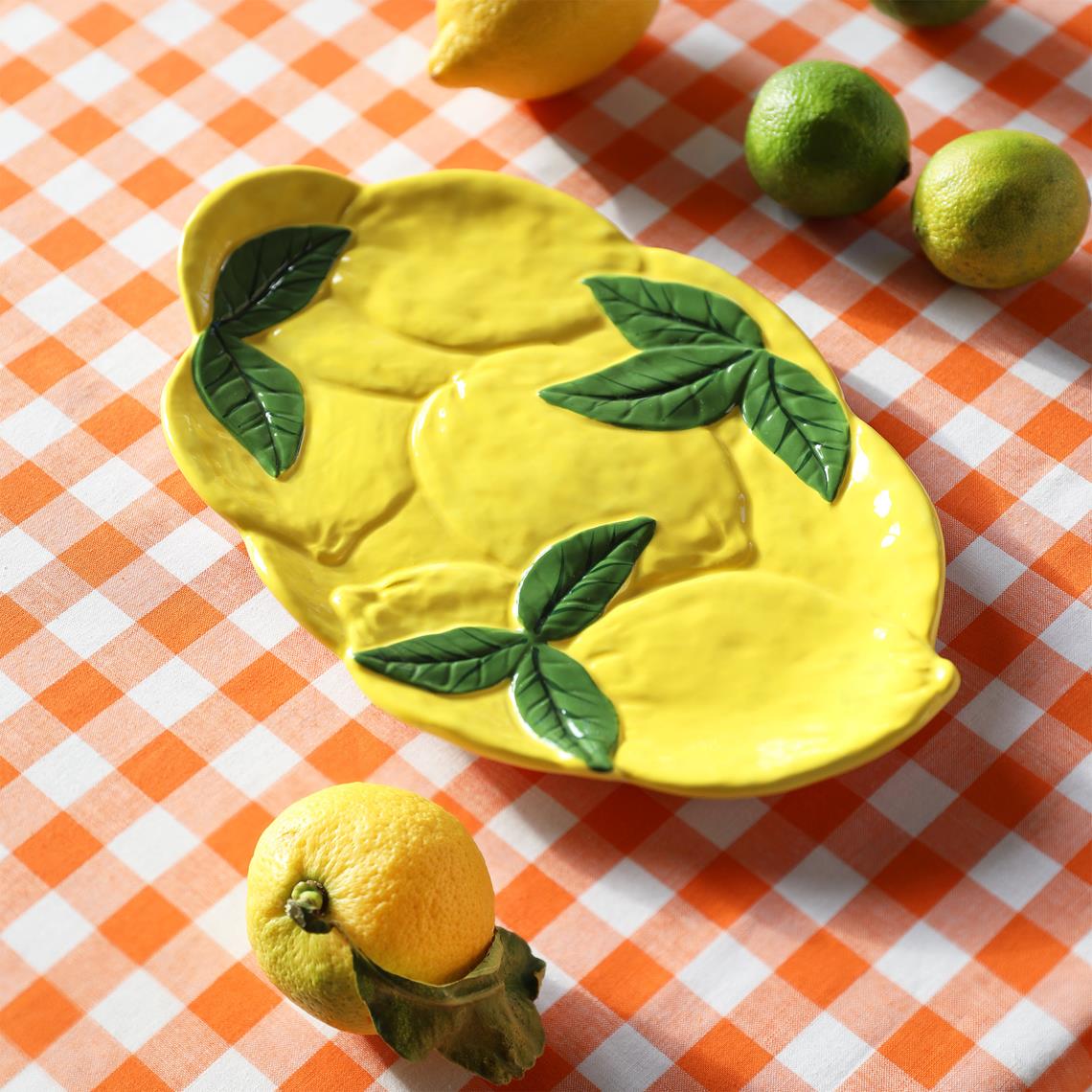 Plate lemon