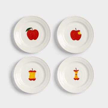 Plate haines small set of 4