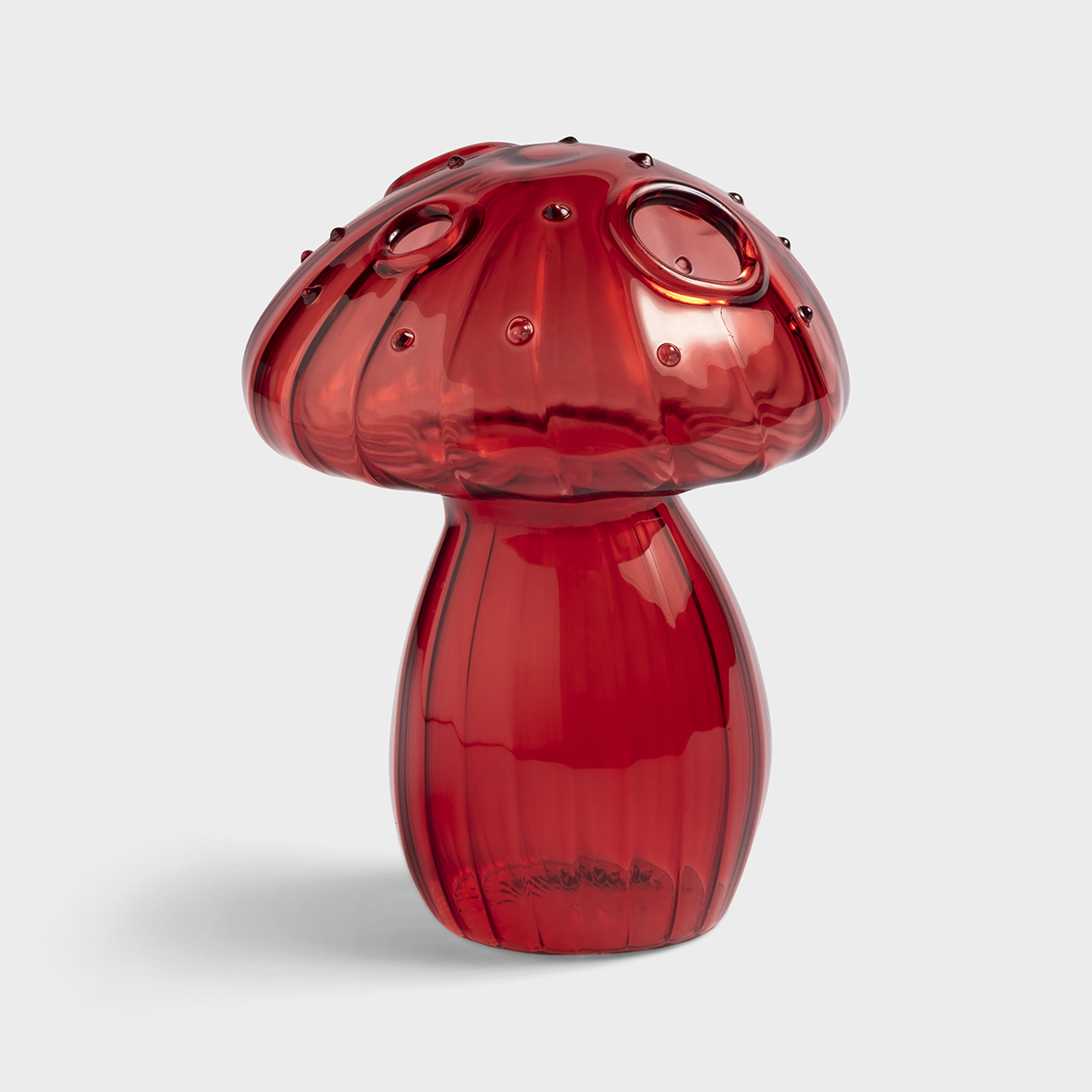 Vase mushroom red
