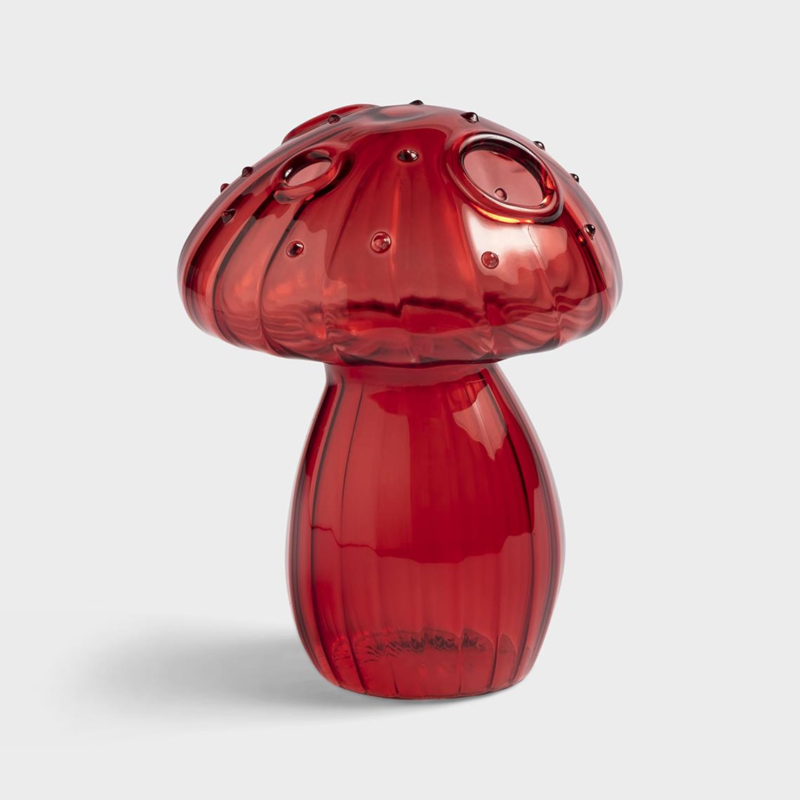 Vase mushroom red