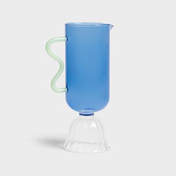 Carafe tulip blue
