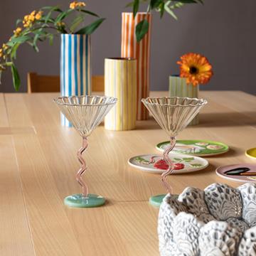 Coupe curve pink set of 2