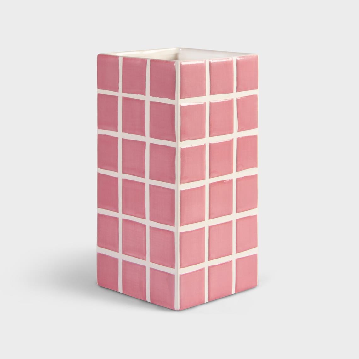 Vase tile pink