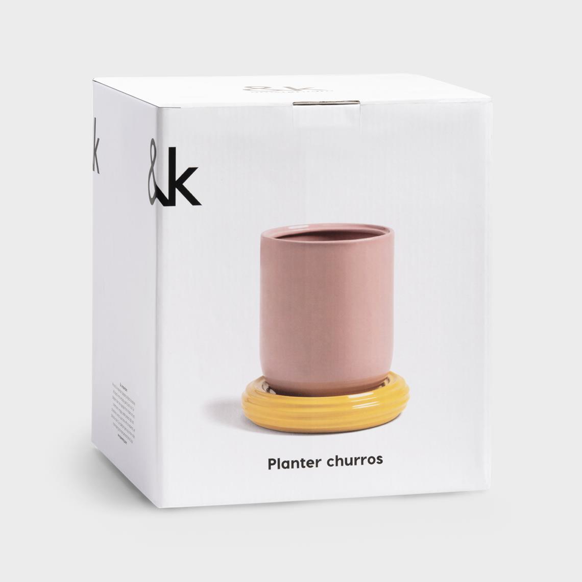 Planter churros pink