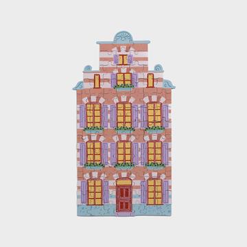 Puzzle canal house stairs