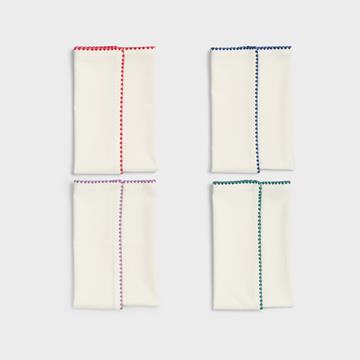 Napkin zigzag set of 4