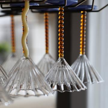 Coupe perle amber set of 2