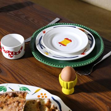 Plate haines small set of 4