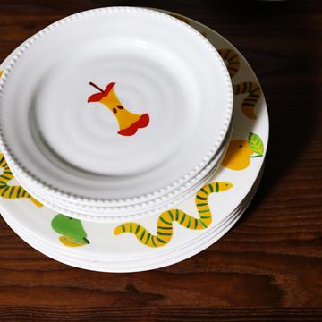Plate haines small set of 4