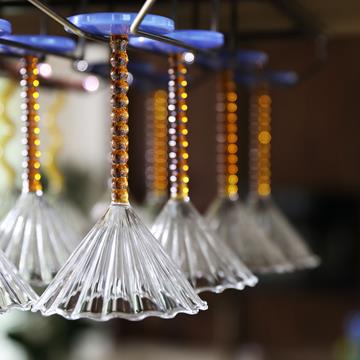 Coupe perle amber set of 2