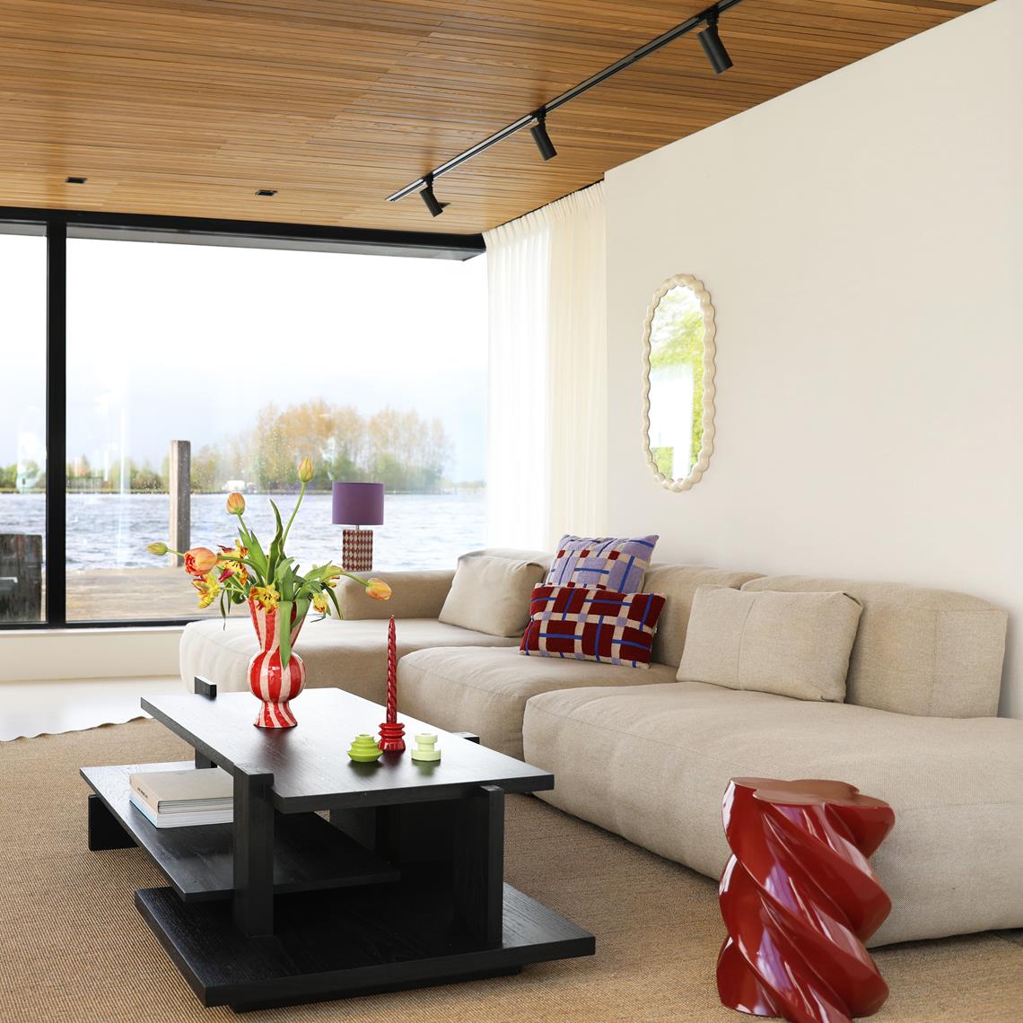 Pillar marshmallow burgundy