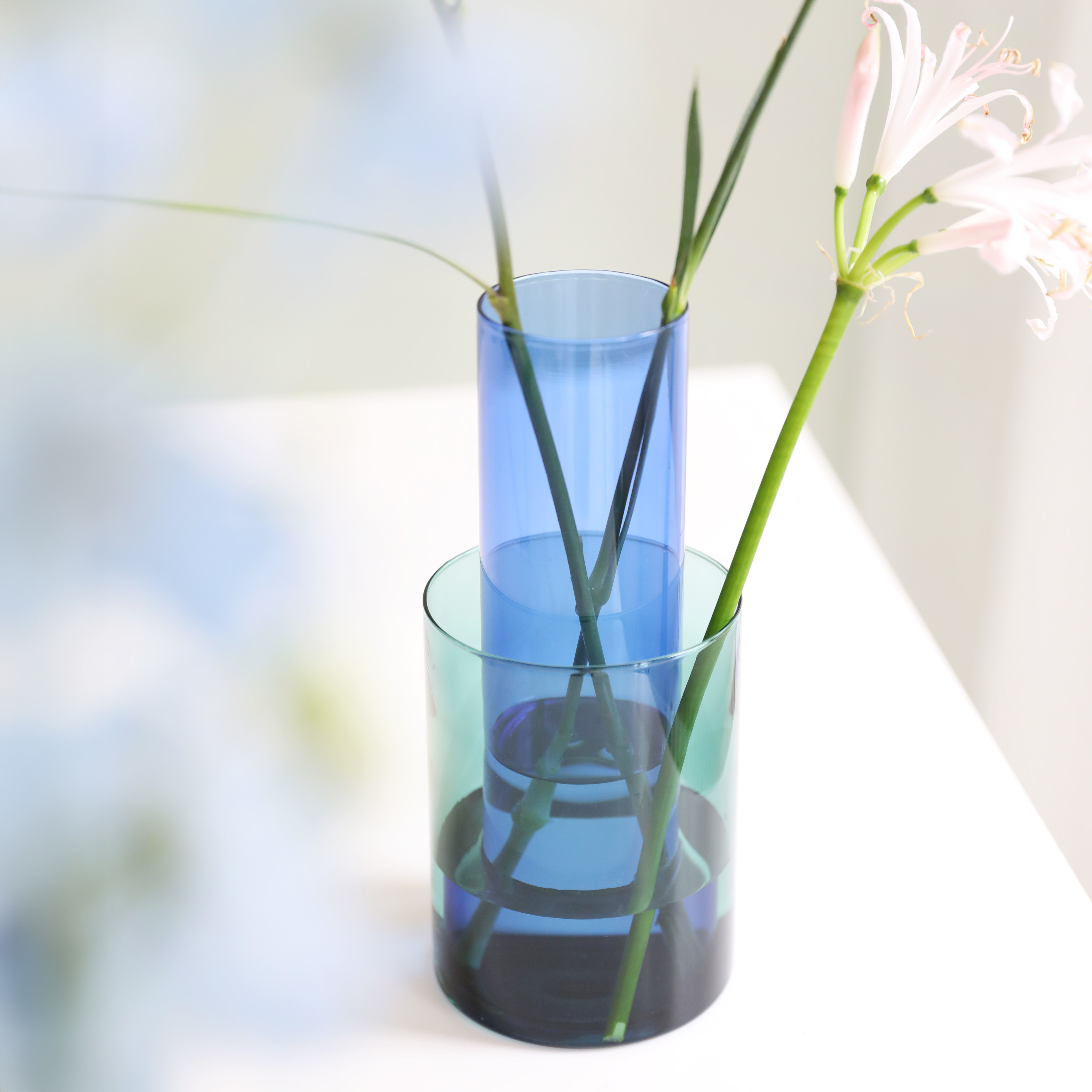 Vase Amphi Small グリーン Vase amphi green small - Vases - &k Amsterdam