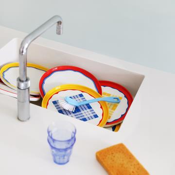 Plate daydream wave yellow