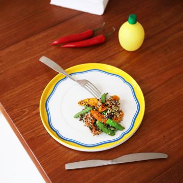 Plate daydream bulge yellow