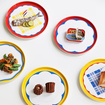 Plate daydream bulge yellow