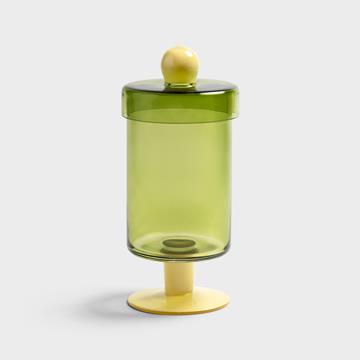 Jar duo tall green