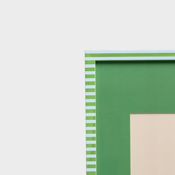 Photo frame patch large stripe