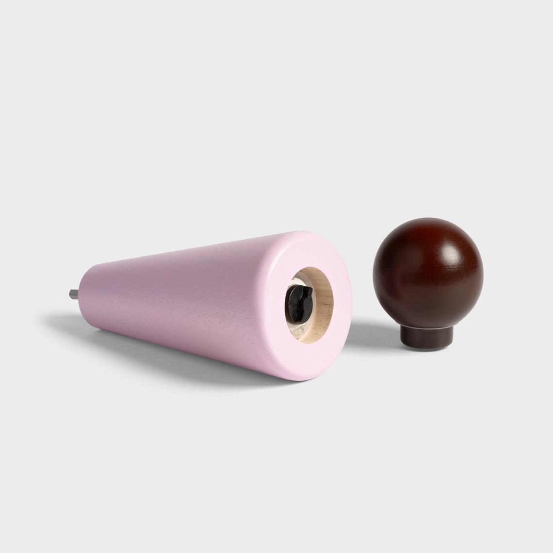 Salt & pepper halma large pink