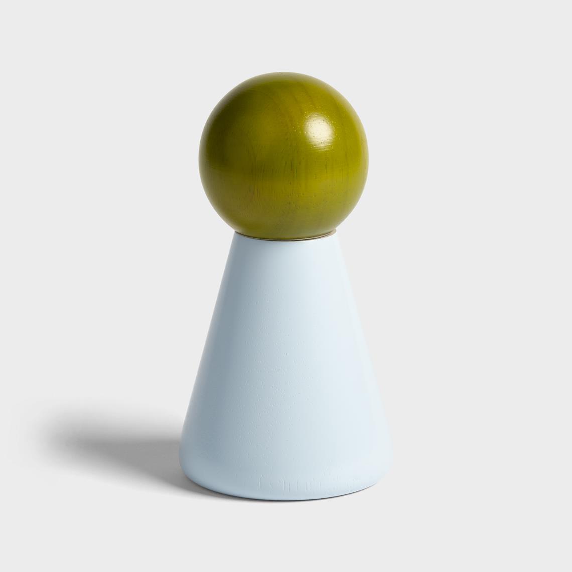 Salt & pepper halma small blue