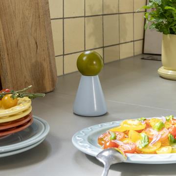 Salt & pepper halma small blue