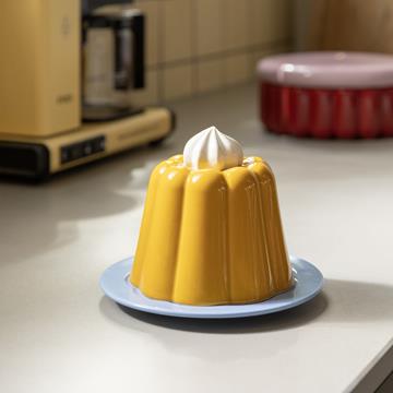 Cloche pudding yellow