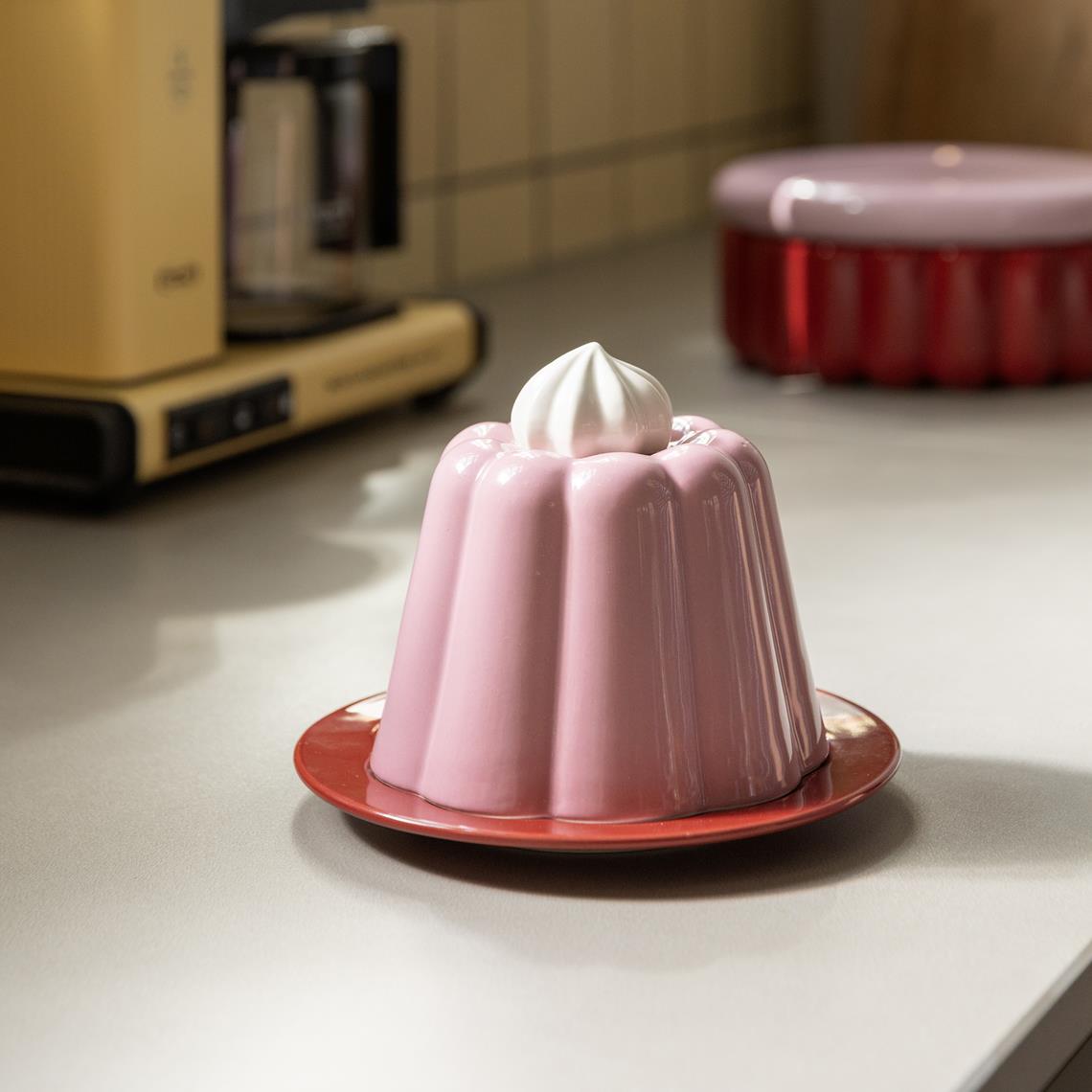 Cloche pudding pink