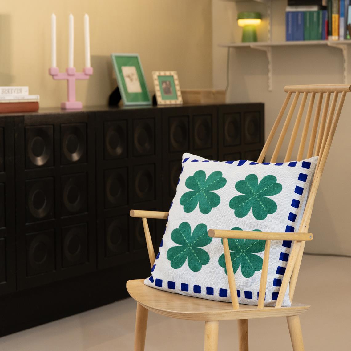 Cushion patch clover 50x50