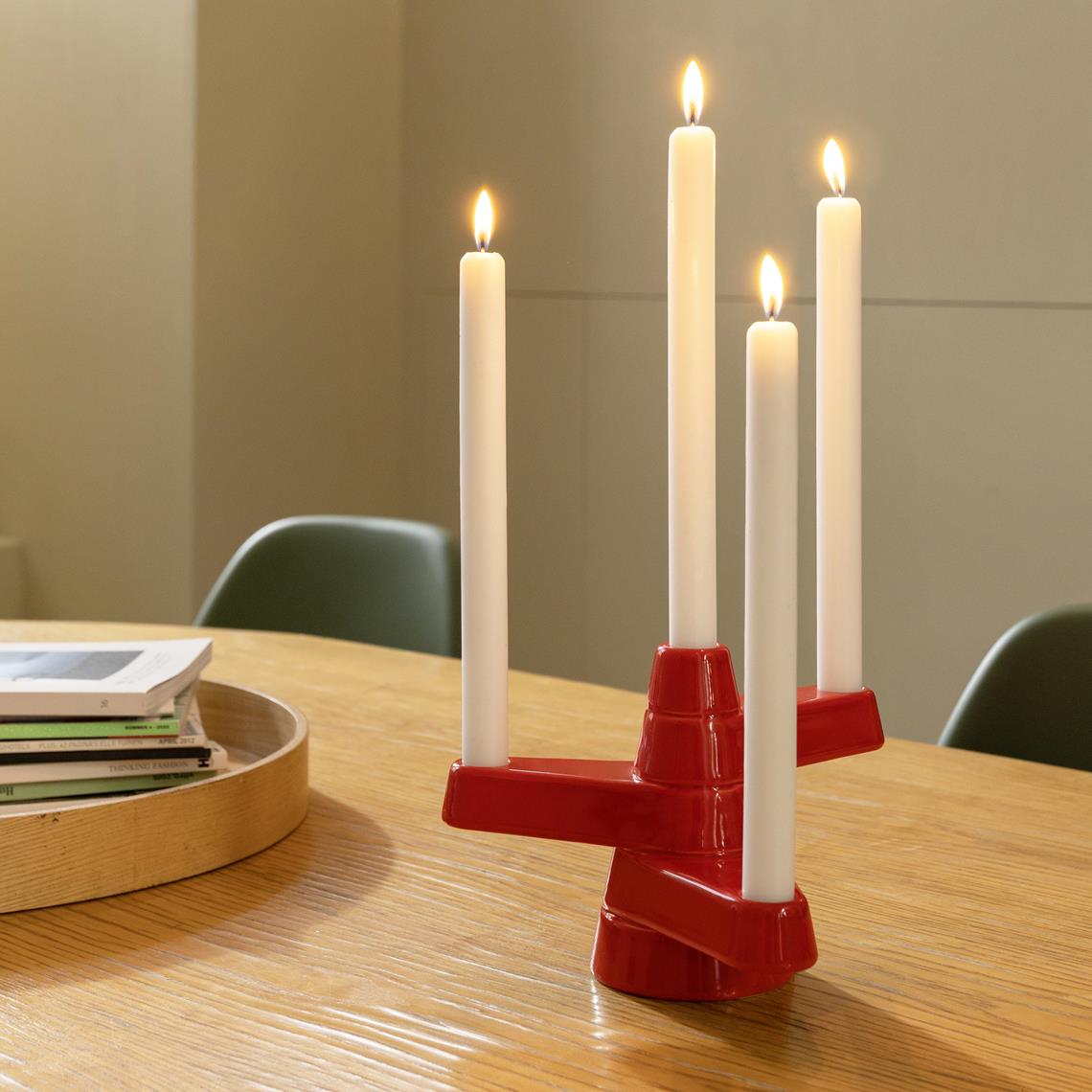 Candle holder brute red