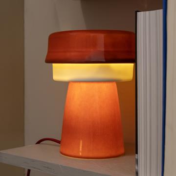 Table lamp hat burgundy