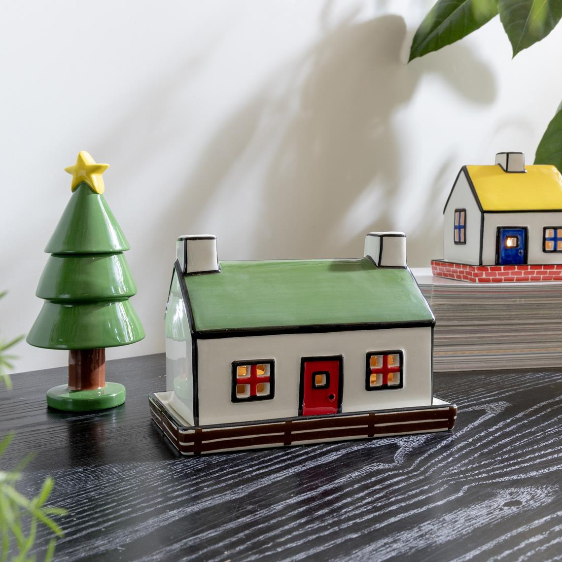 Candle holder haines christmas