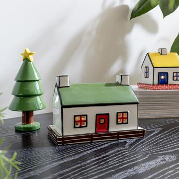 Candle holder haines christmas