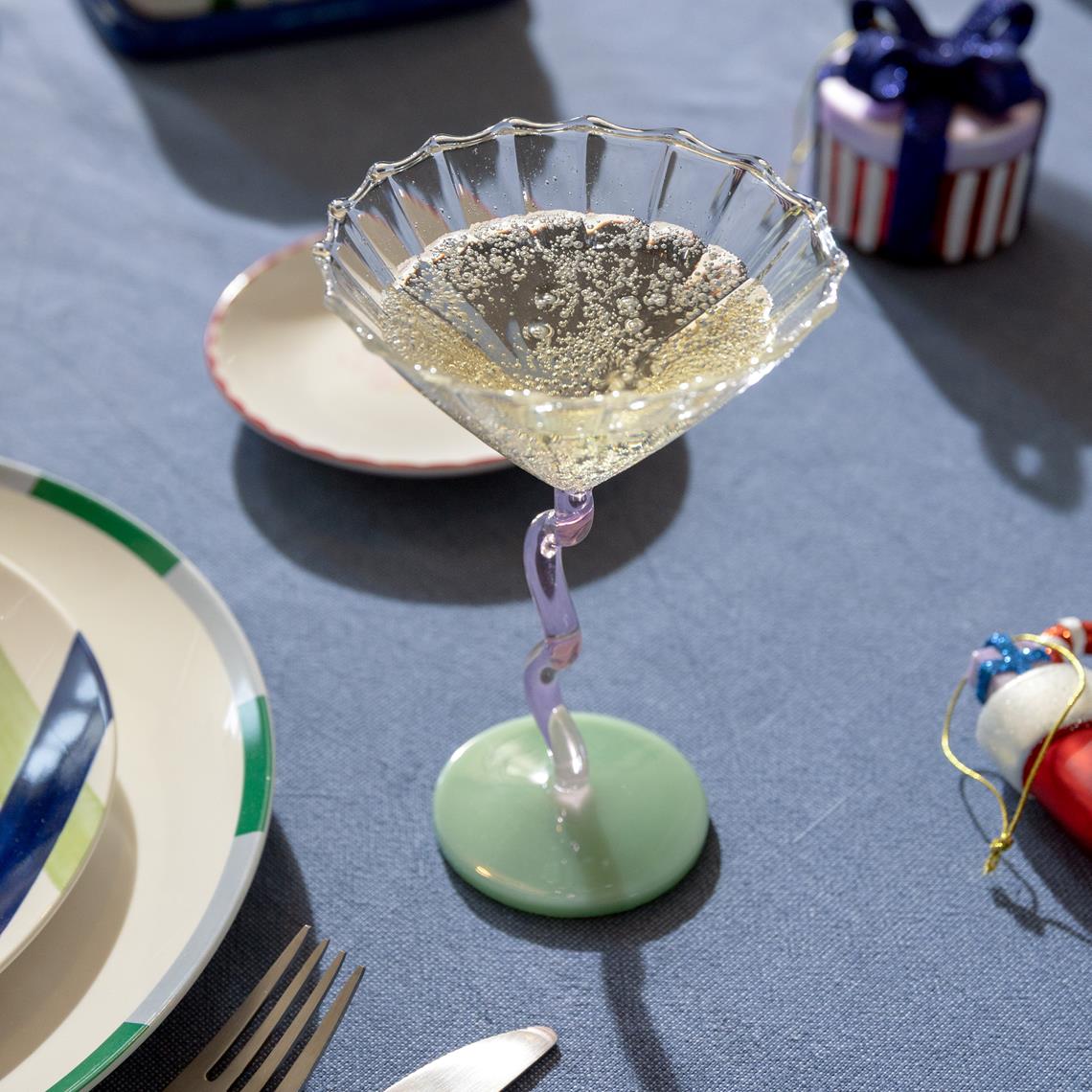 Coupe curve pink set of 2