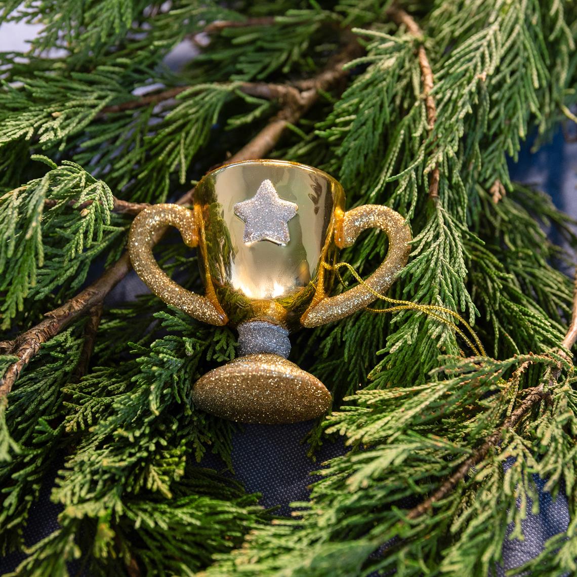 Ornament trophy gold