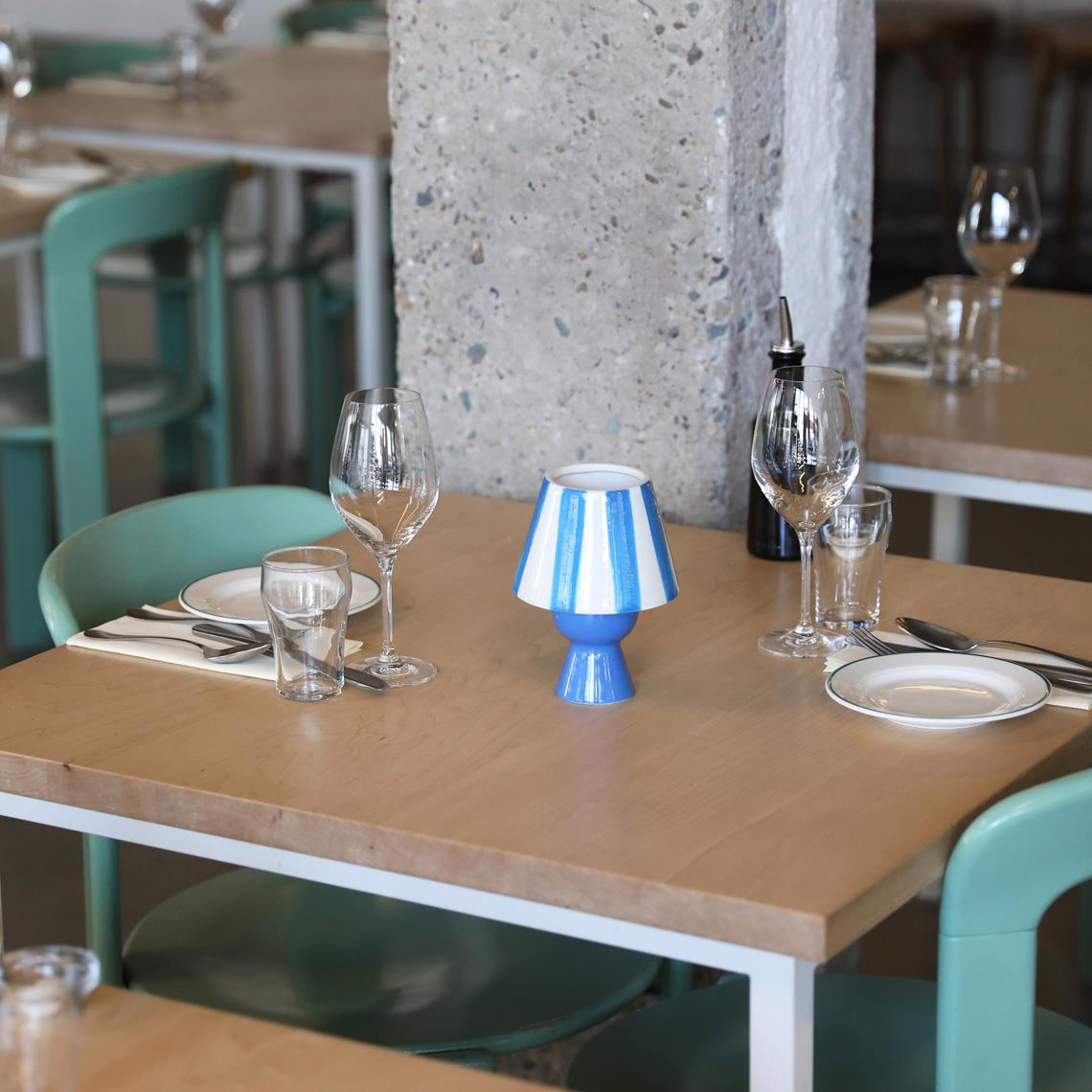 Tealight holder cantine blue