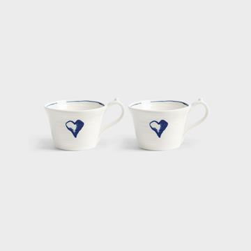 Mug anouk heart large set of 2