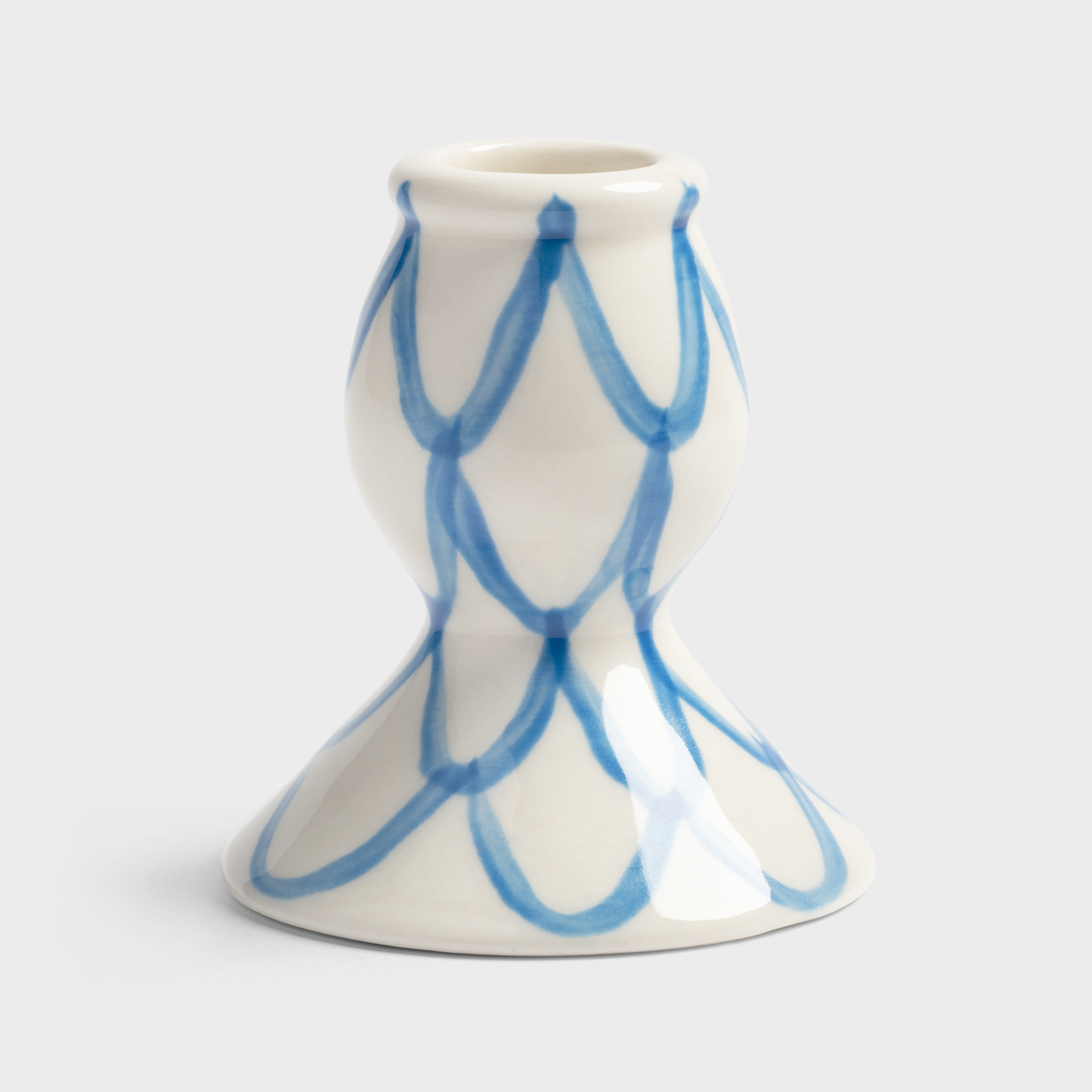 Candle holder sirène blue